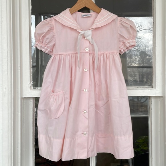 Pink vintage sailor dress (bundle of reserved)
